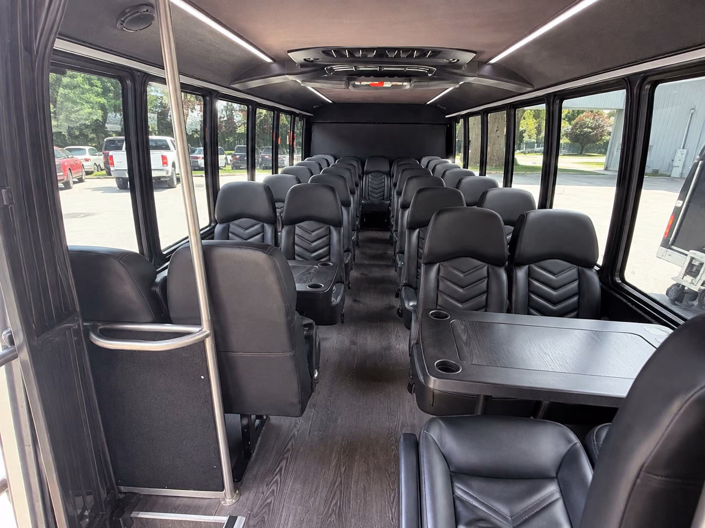 lakeville 18 passenger minibus interior