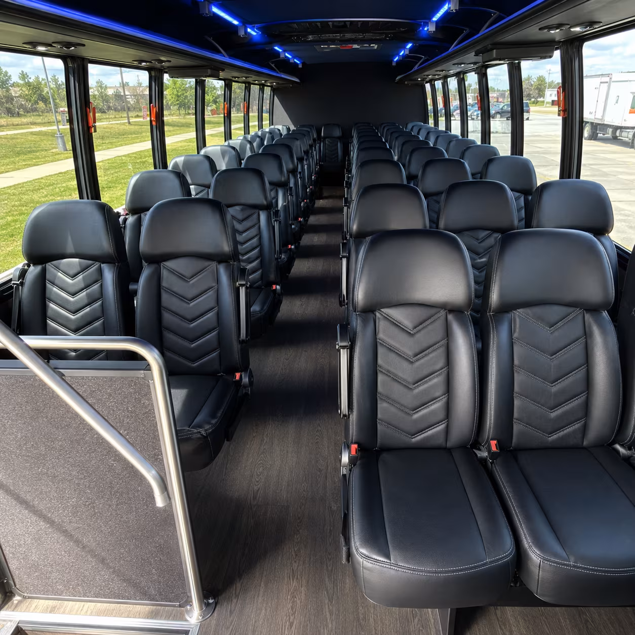lakeville 25 passenger minibus inside