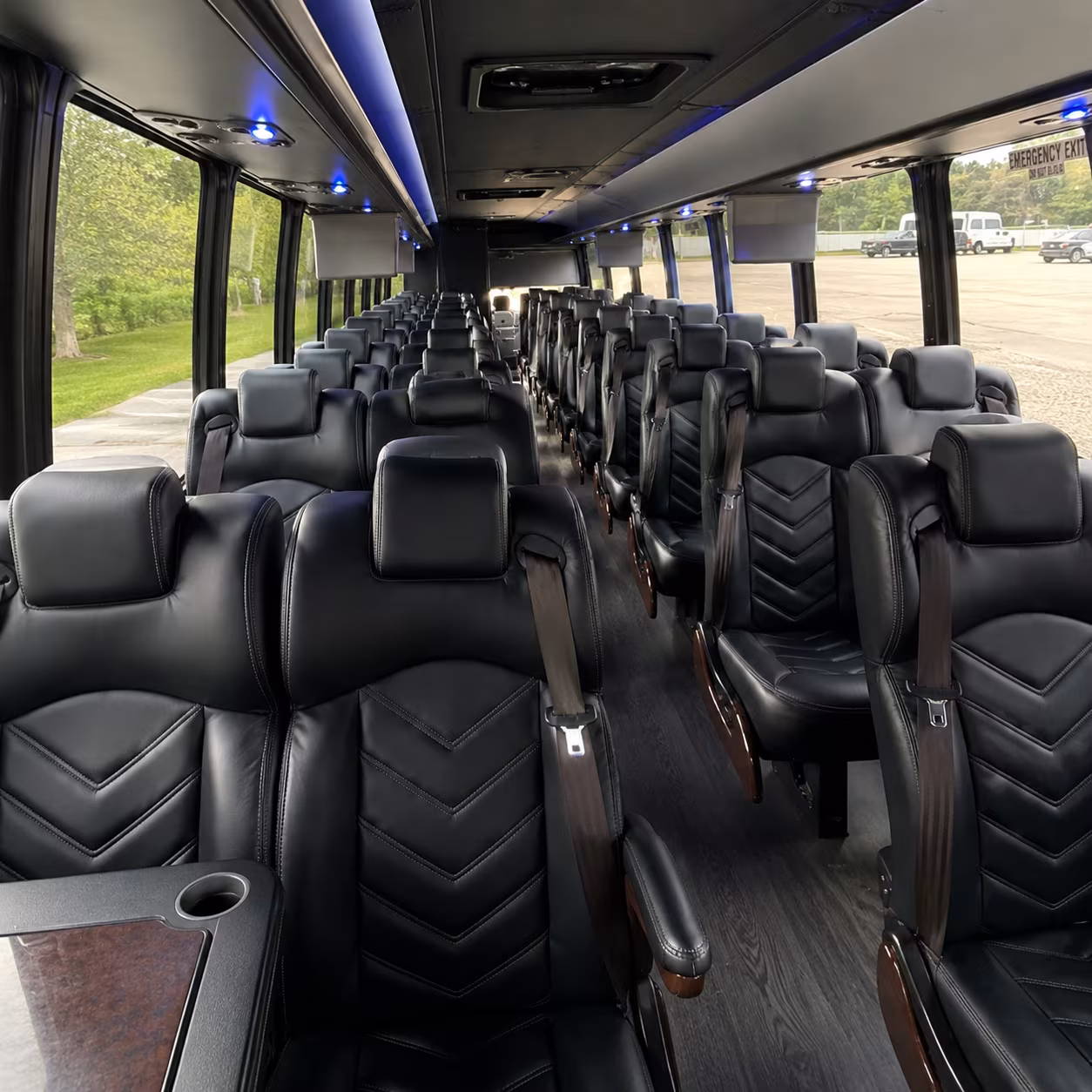 lakeville 28 passenger minibus inside
