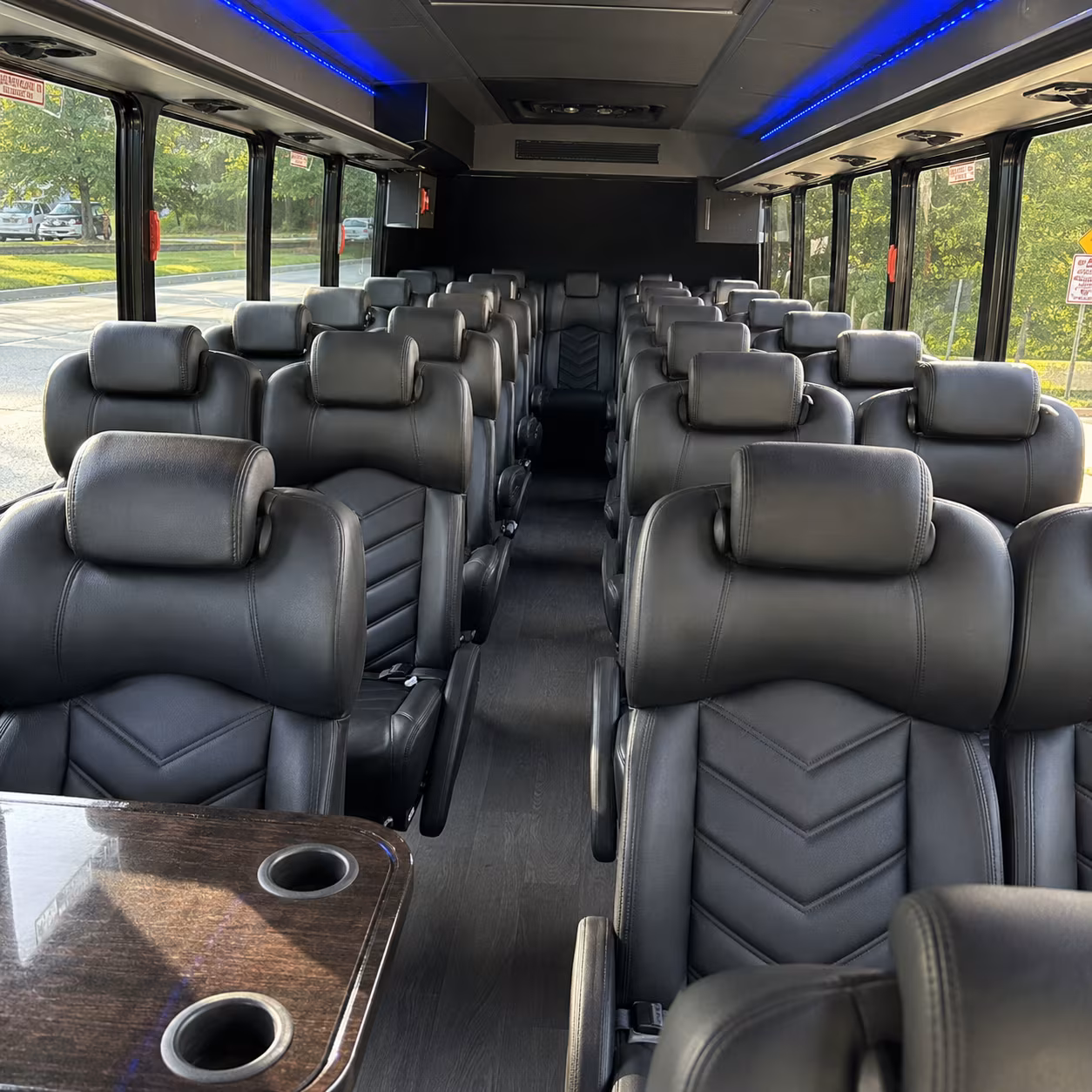 lakeville 28 passenger minibus interior