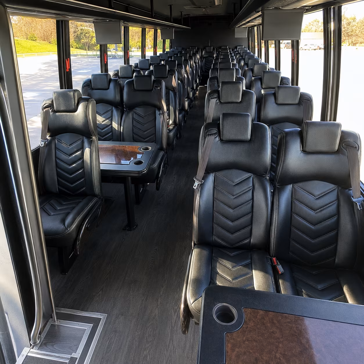 lakeville 35 passenger minibus inside