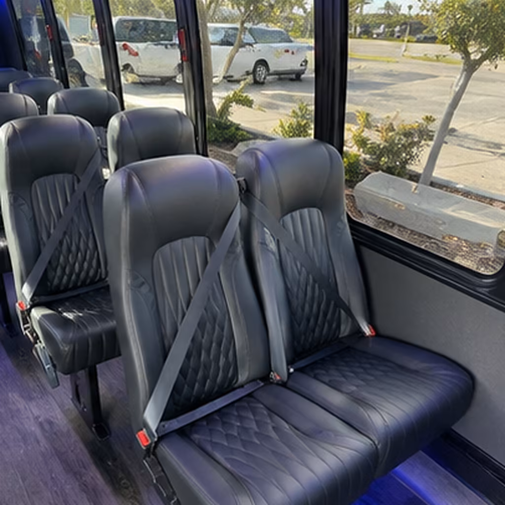 lakeville 35 passenger minibus interior