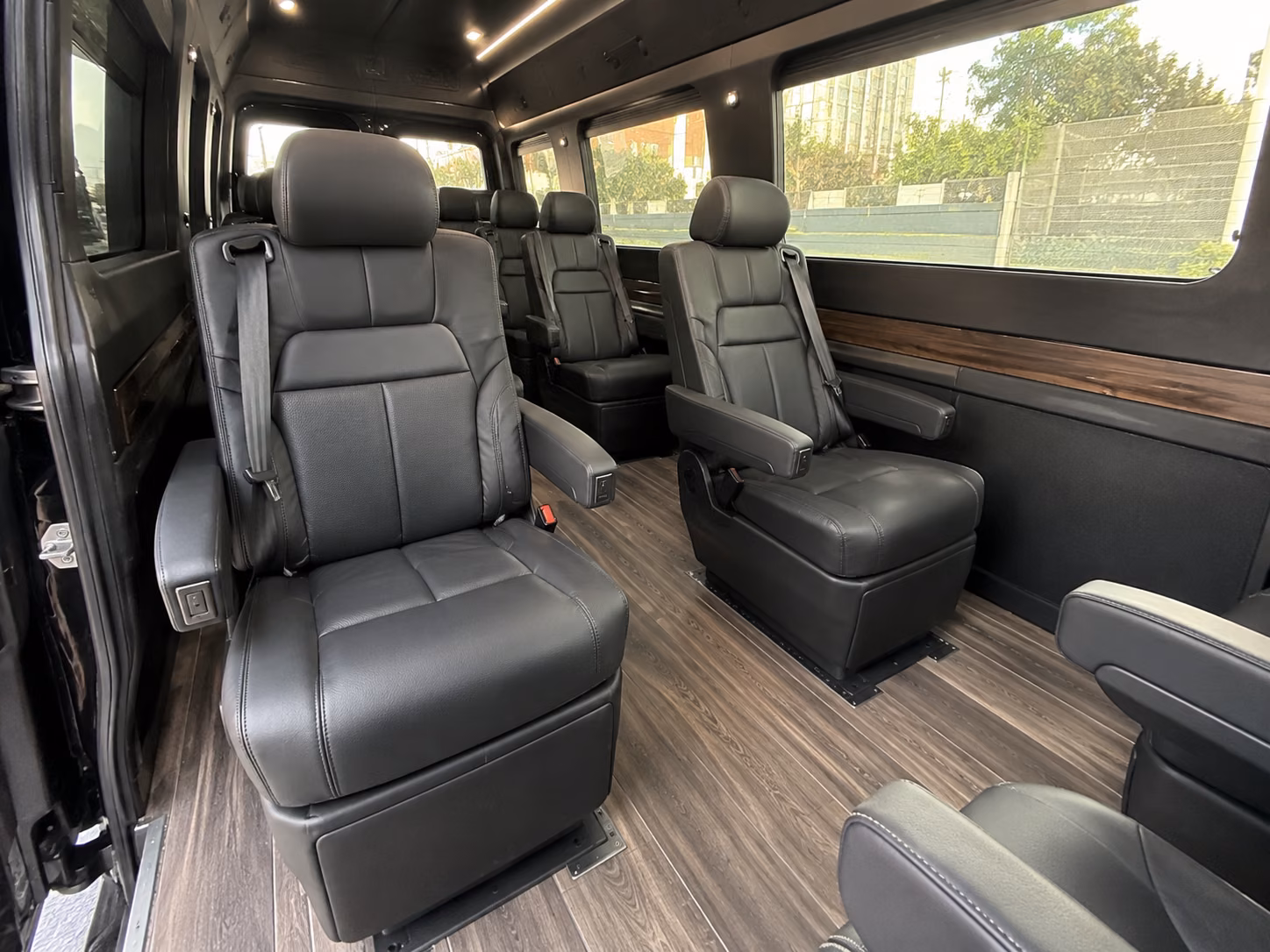 lakeville sprinter van with driver interior