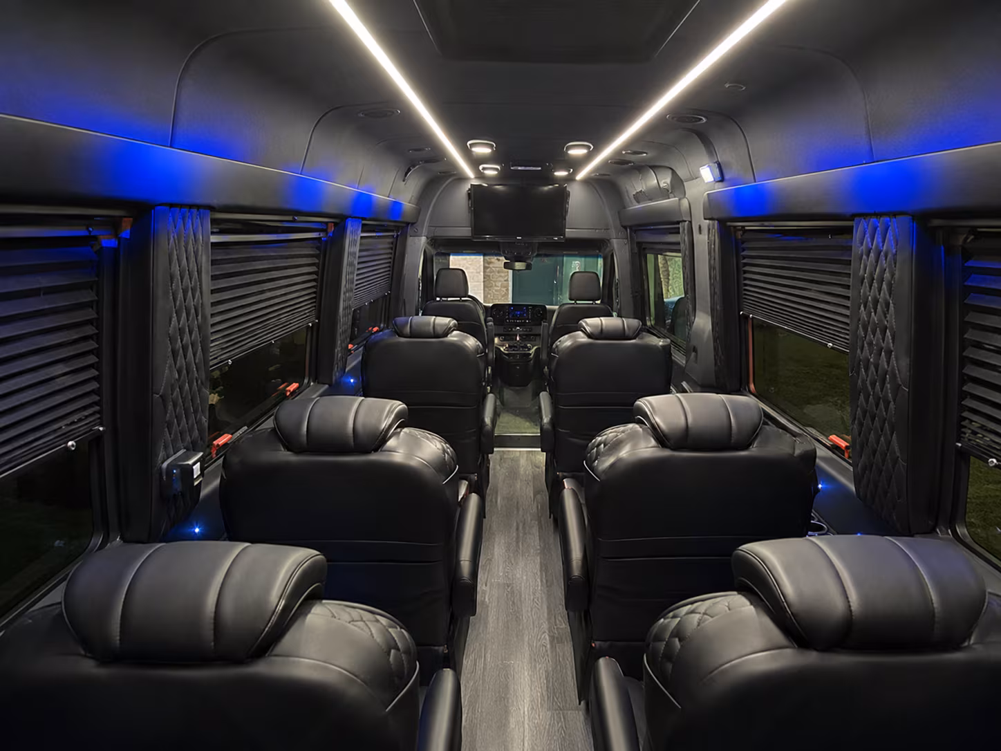 sprinter vans and minibuses for lakeville bridal party transportation